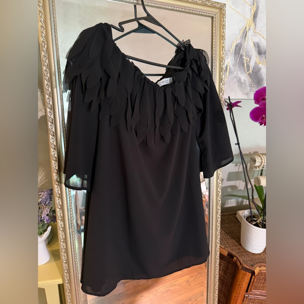 Ali & Jay Dancing in the Moonlight Mini Dress Black XS NWT